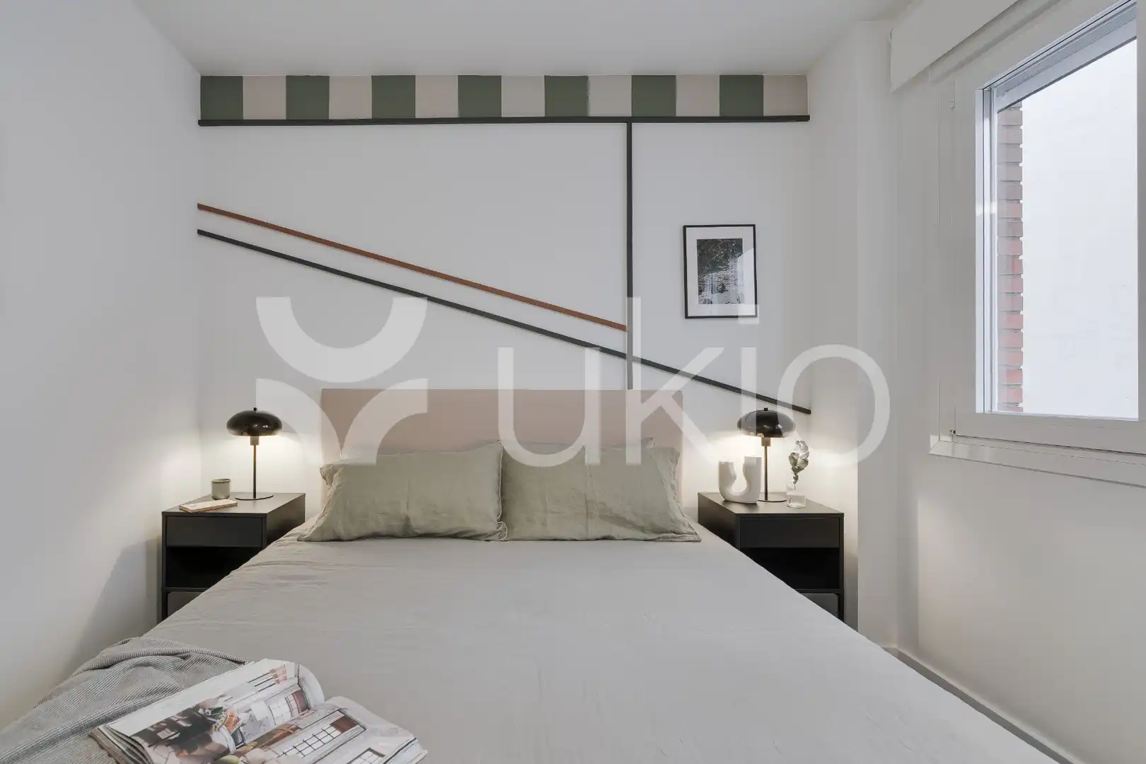 Habitación de Apartamento de alquiler en Madrid con Aire acondicionado, Calefacción y Terraza