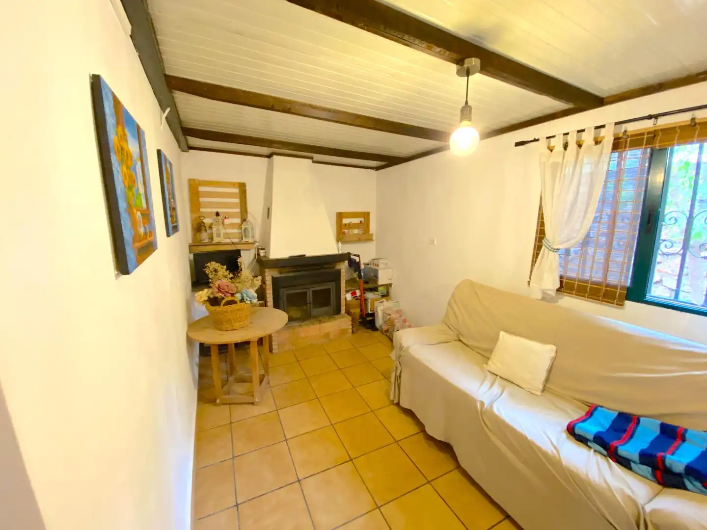 Wohnzimmer von Haus oder Chalet zum Verkauf in Mazarrón mit Klimaanlage, Privatgarten und Schwimmbad