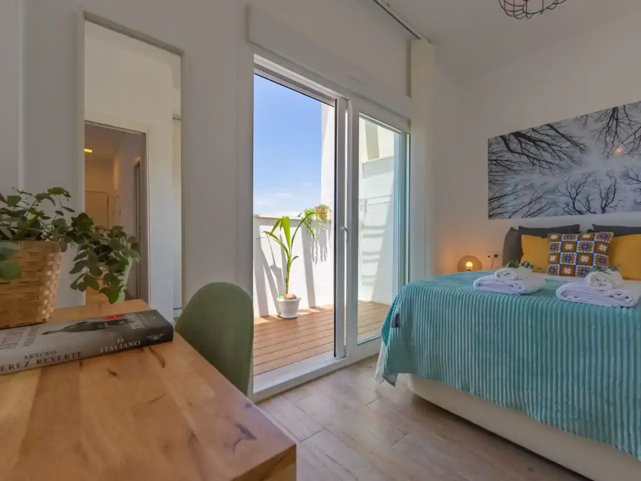Balcony of Attic for rent in Tarifa  with Furnished