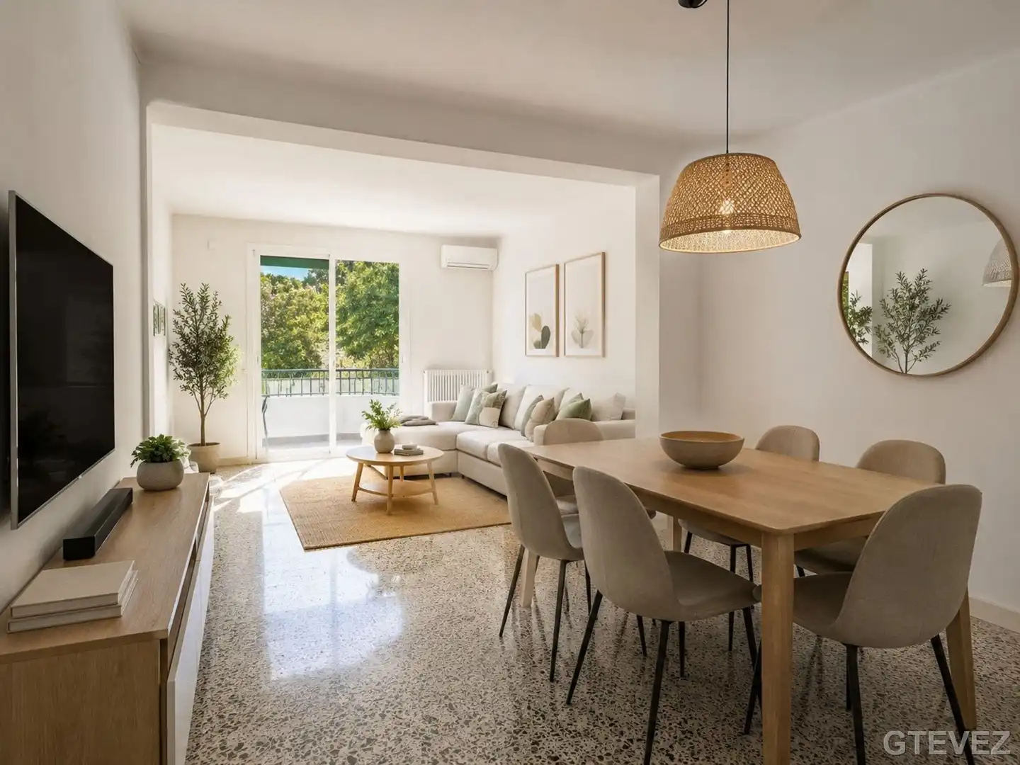 Sala d'estar de Pis en venda en  Palma de Mallorca amb Calefacció, Traster i TV