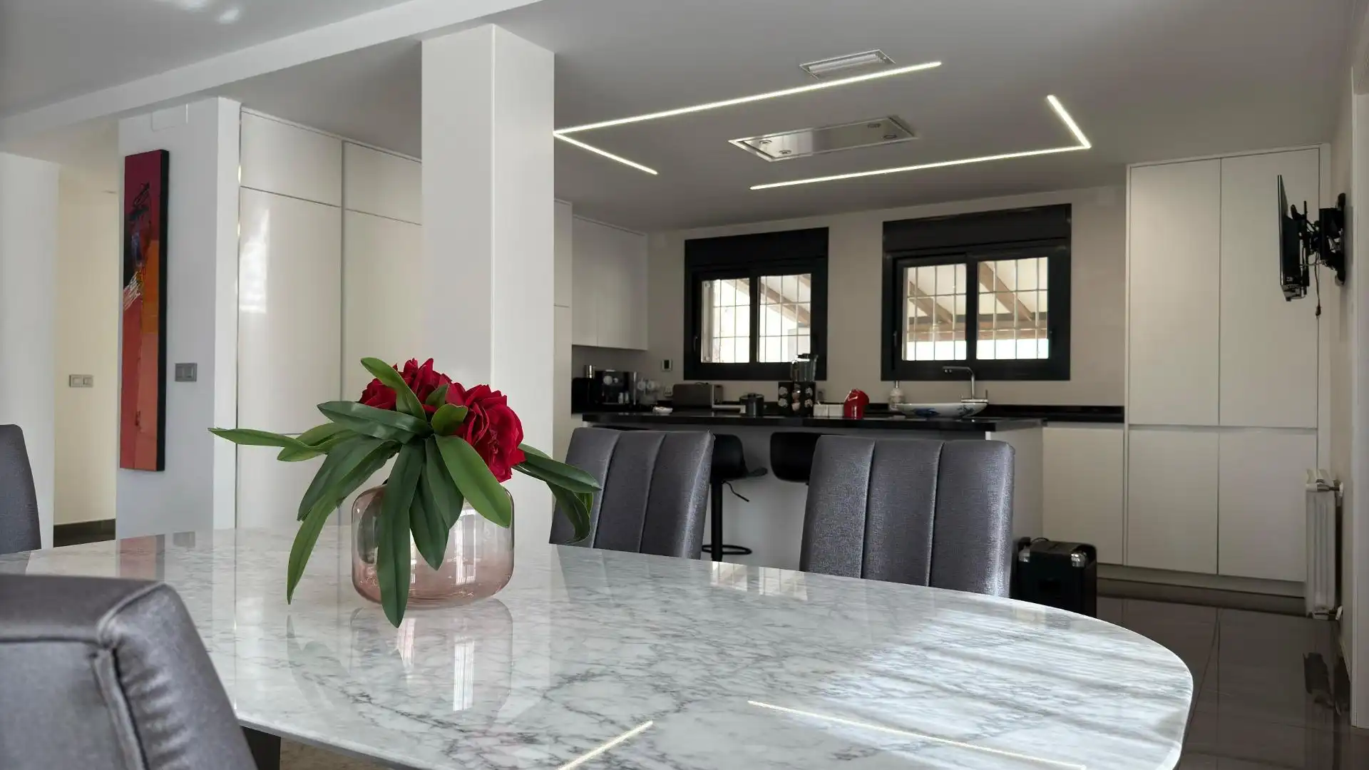 Comedor de Casa o chalet en venta en Sant Joan d'Alacant con Aire acondicionado, Calefacción y Jardín privado