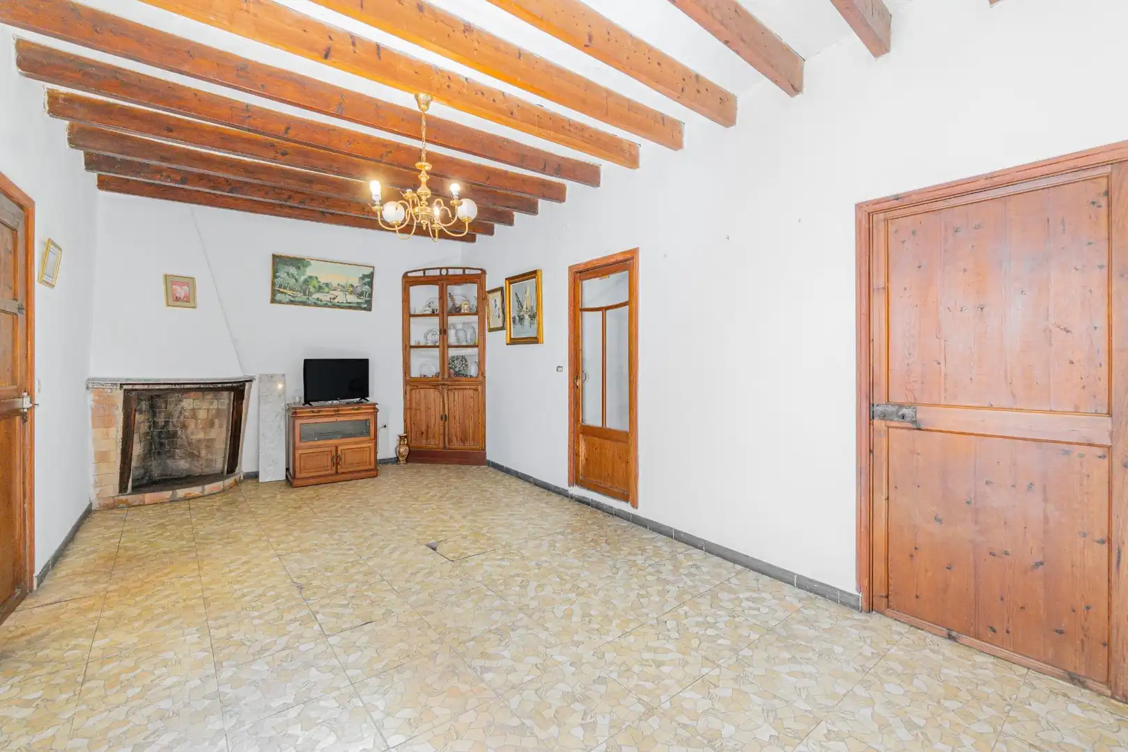Sala de estar de Casa adosada en venta en Inca con Alarma