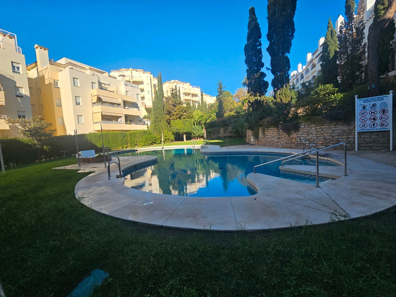 Piscina de Apartament en venda en Mijas amb Aire condicionat, Terrassa i Forn