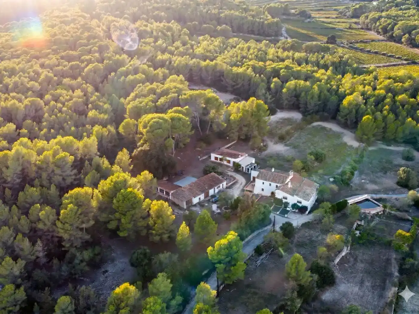Vista exterior de Casa o xalet en venda en Sant Pere de Ribes amb Aire condicionat