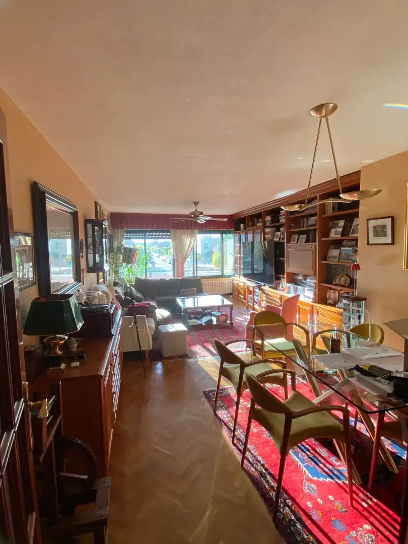 Living room of Flat for sale in Valladolid  with Heating, Parquet flooring and Storage room