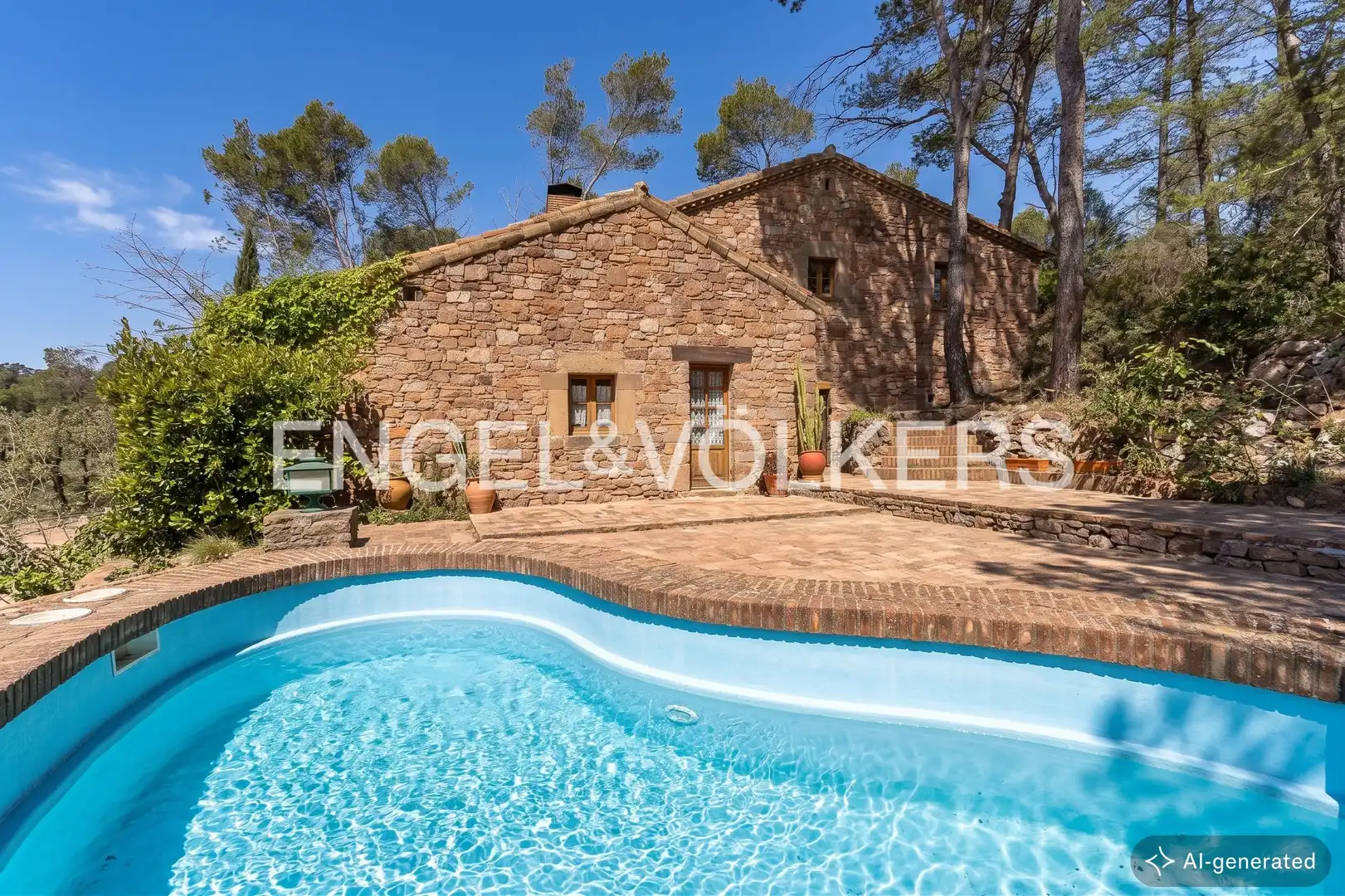 Piscina de Casa o xalet en venda en Castellar del Vallès amb Calefacció, Jardí privat i Terrassa