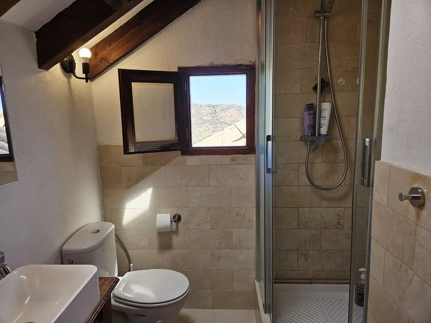 Bathroom of Houses for sale in Monda  with Air Conditioner, Terrace and Swimming Pool