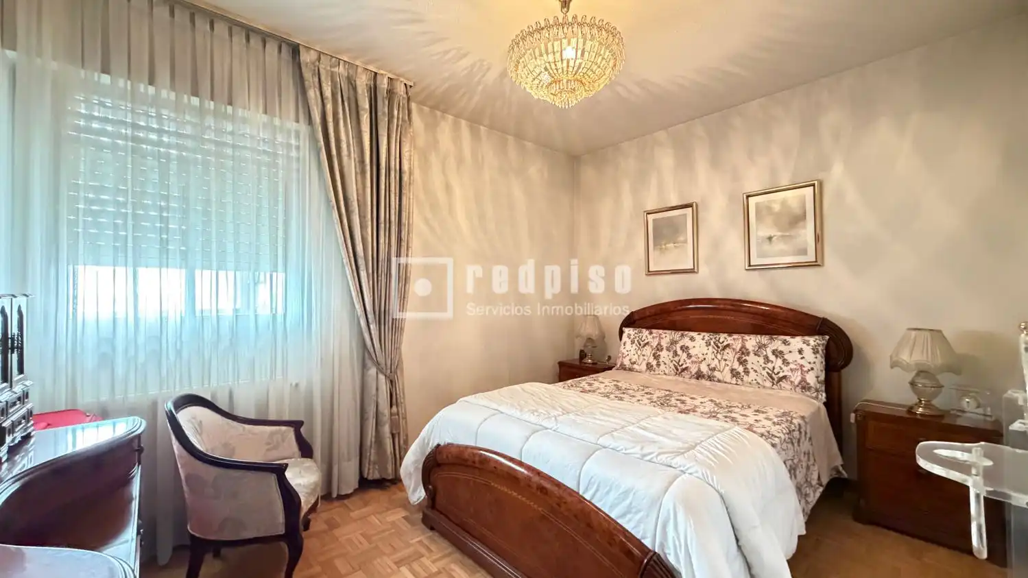 Bedroom of Flat for sale in Leganés  with Heating, Parquet flooring and Terrace