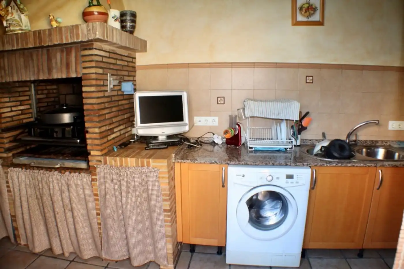 Cuina de Casa o xalet en venda en La Nucia amb Aire condicionat, Calefacció i Terrassa