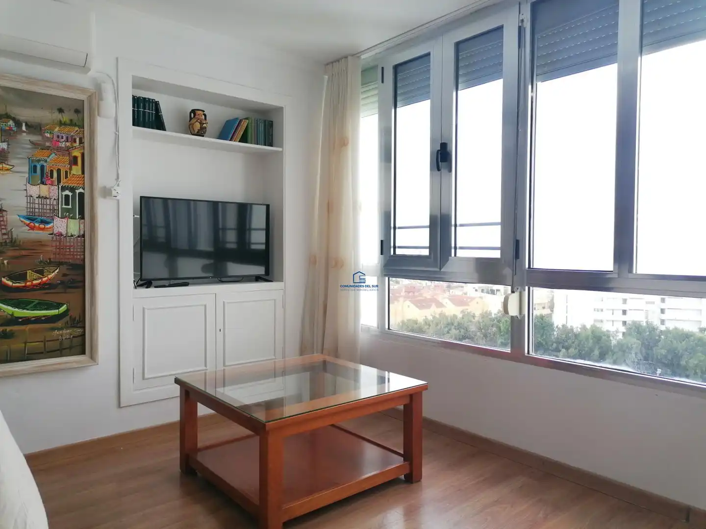 Living room of Attic for rent in El Puerto de Santa María  with Heating and Furnished