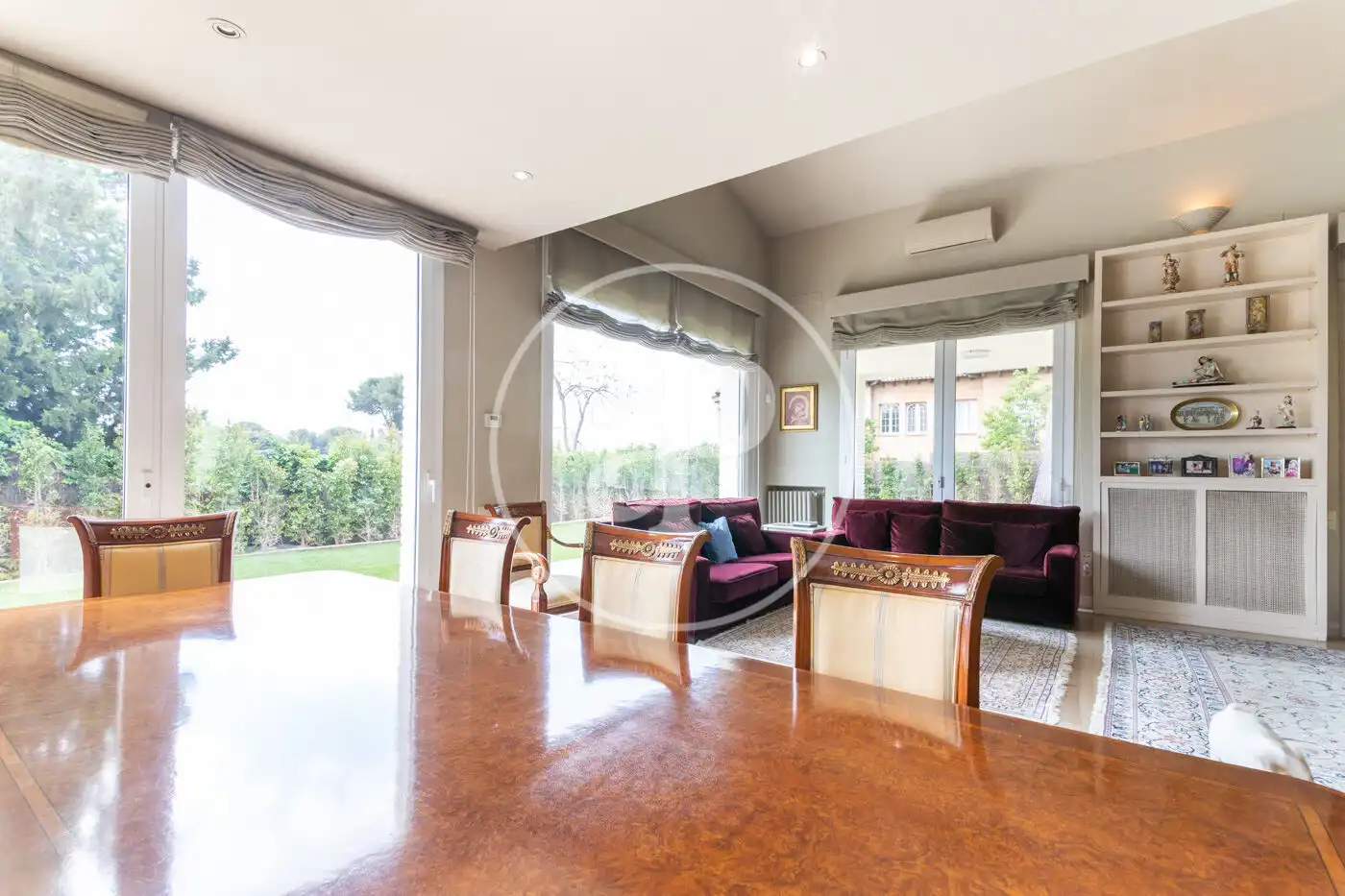 Sala d'estar de Casa o xalet de lloguer en Barcelona amb Aire condicionat, Calefacció i Jardí privat