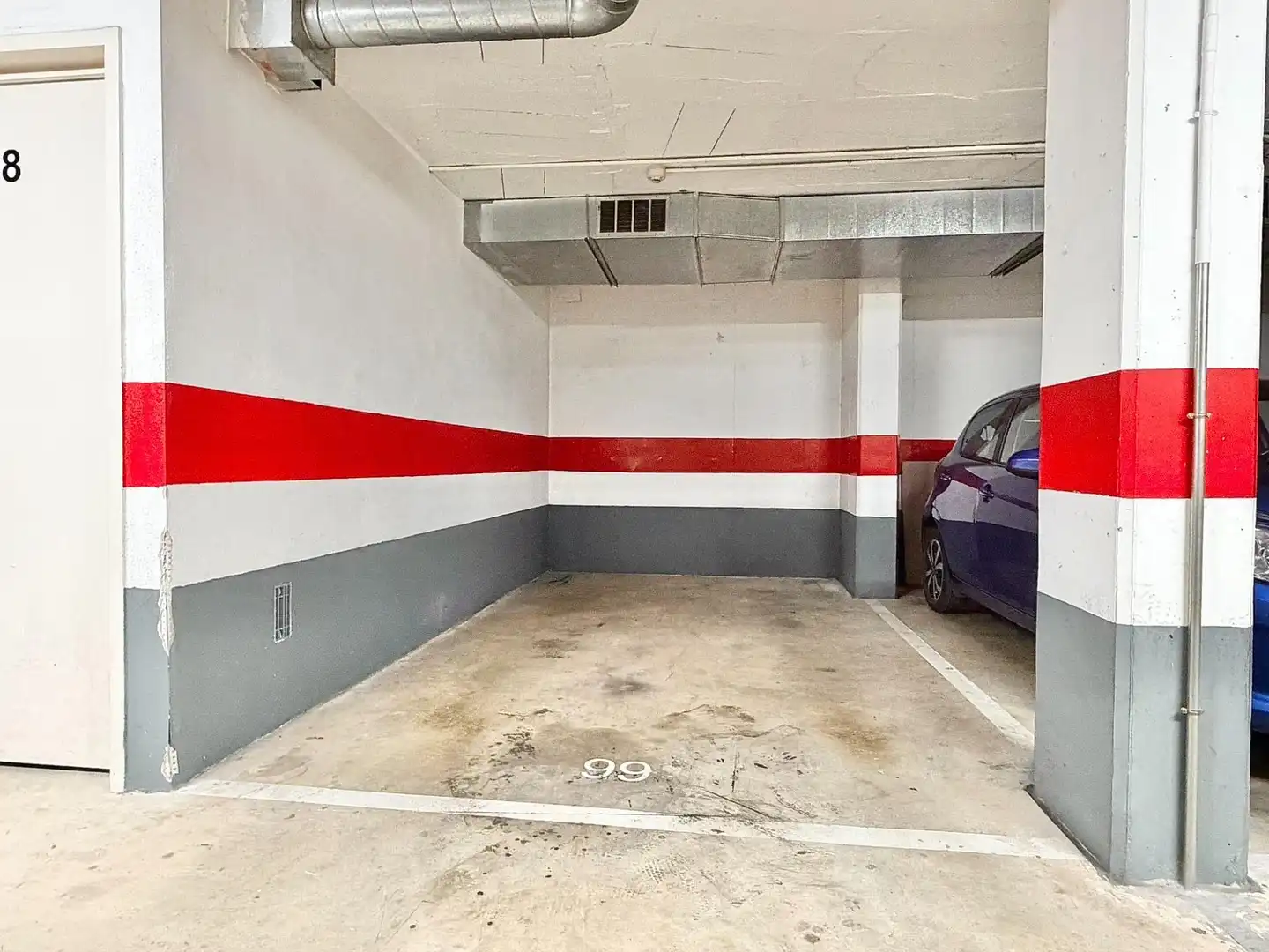 Parking of Flat for sale in Terrassa  with Heating, Parquet flooring and Terrace