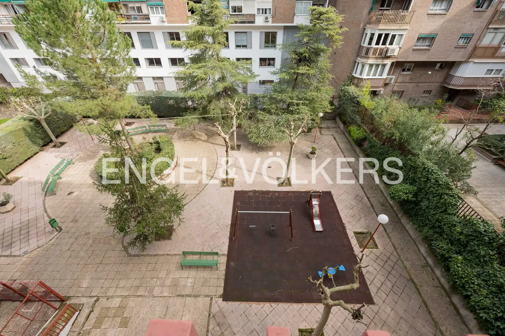 Terrace of Flat for sale in Madrid  with Air Conditioner, Heating and Private garden