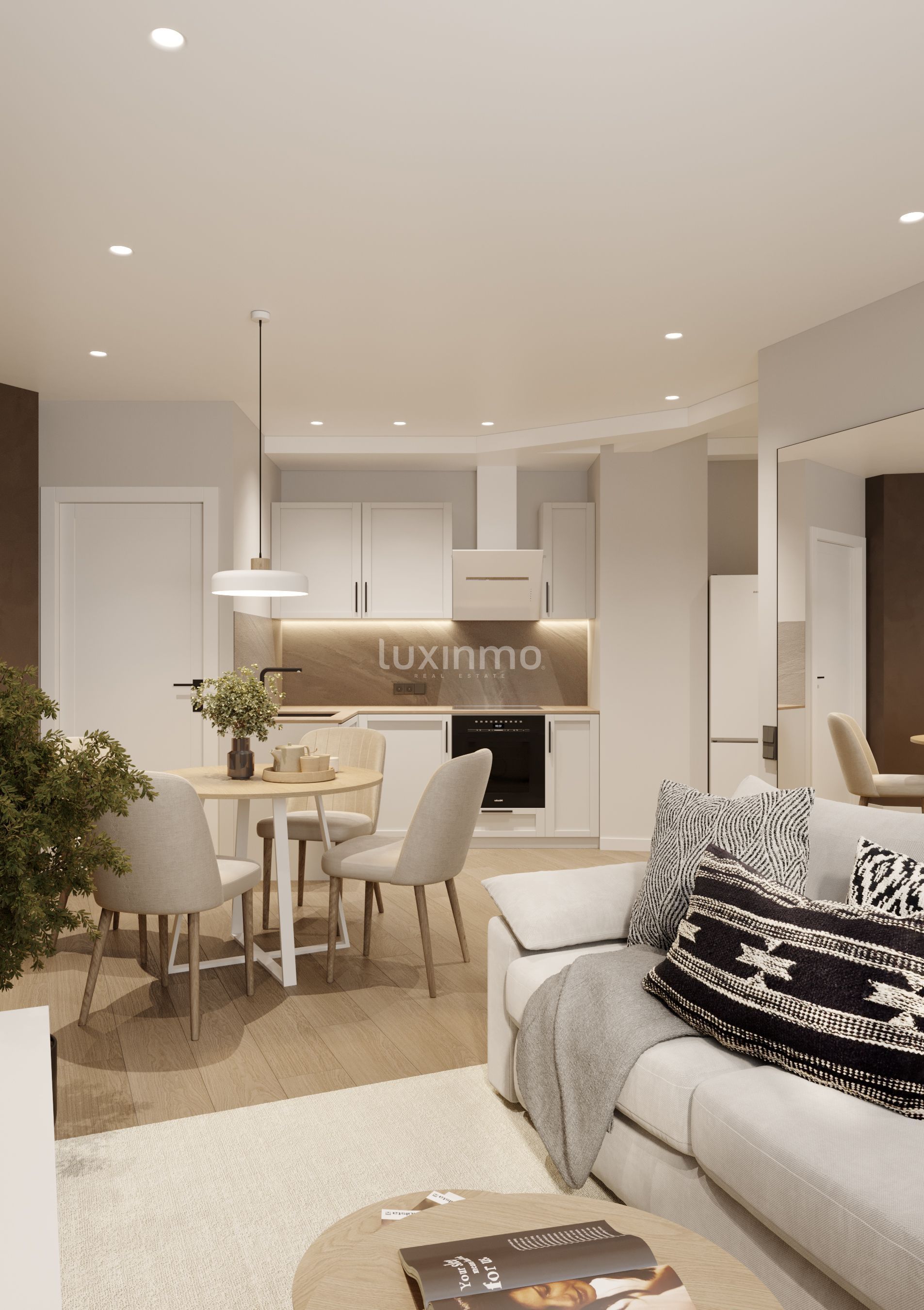 Kitchen of Flat for sale in Benidorm  with Air Conditioner, Terrace and Community pool