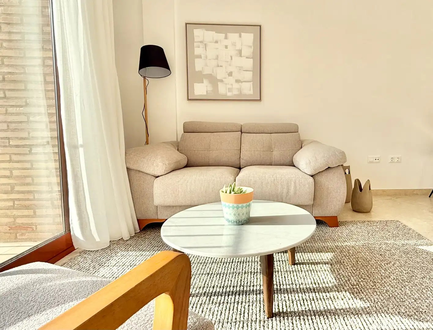 Wohnzimmer von Wohnung zum Verkauf in Murcia mit Klimaanlage, Terrasse und Abstellraum