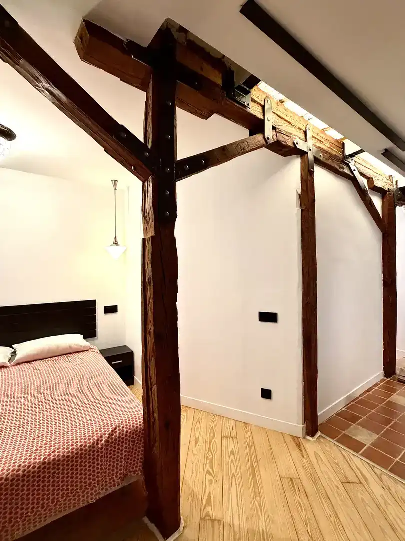 Bedroom of Study for rent in  Madrid Capital  with Air Conditioner and Balcony