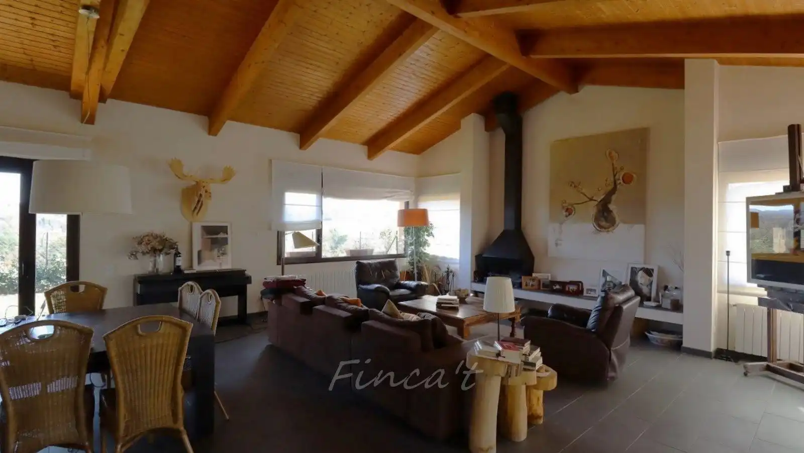 Sala de estar de Casa o chalet en venta en Castellterçol con Aire acondicionado, Calefacción y Horno