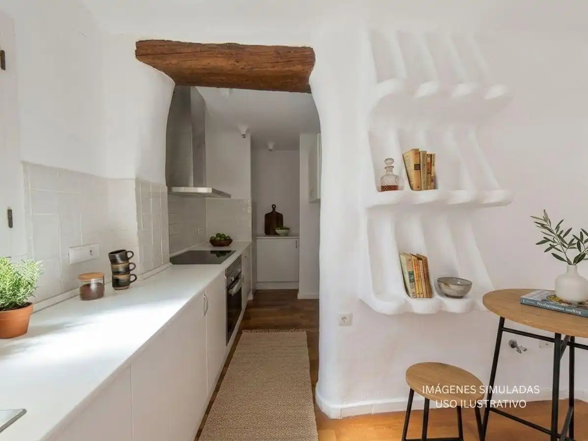 Cocina de Casa adosada en venta en Altea con Jardín privado y Terraza