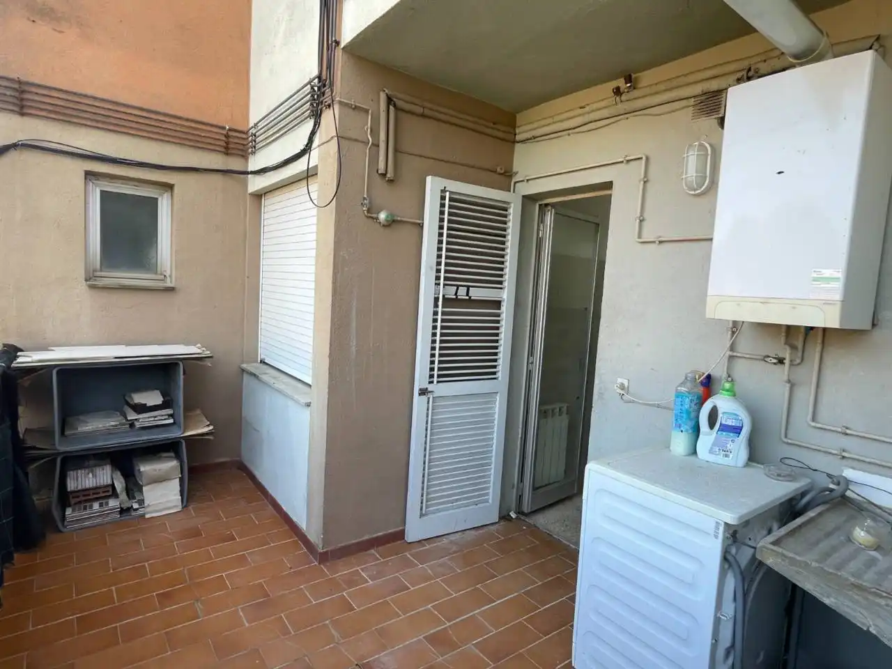 Balcony of Flat for sale in Sant Joan Les Fonts  with Heating, Terrace and Storage room