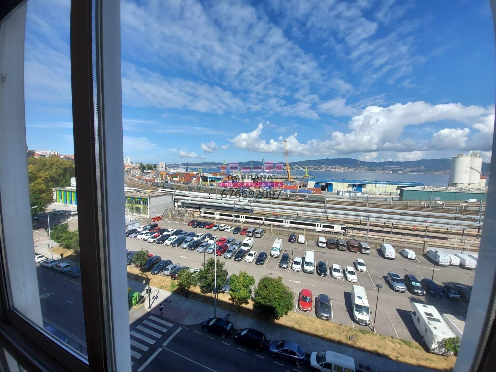 Parking of Flat for rent in Vigo   with Heating, Parquet flooring and Storage room