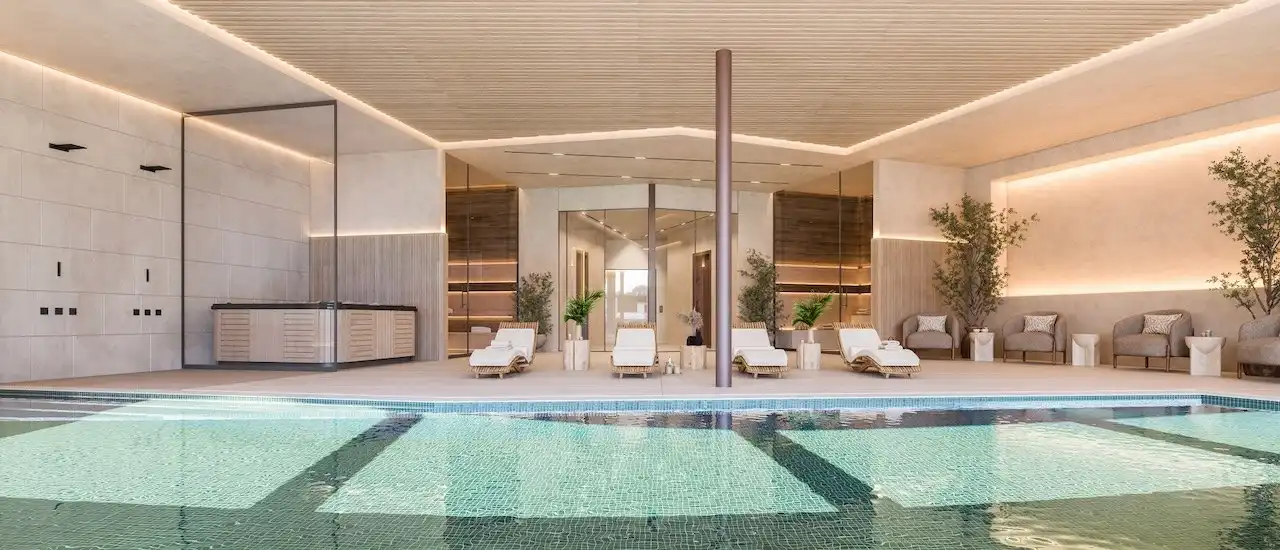 Swimming pool of Apartments for sale in Ojén  with Air Conditioner, Heating and Terrace