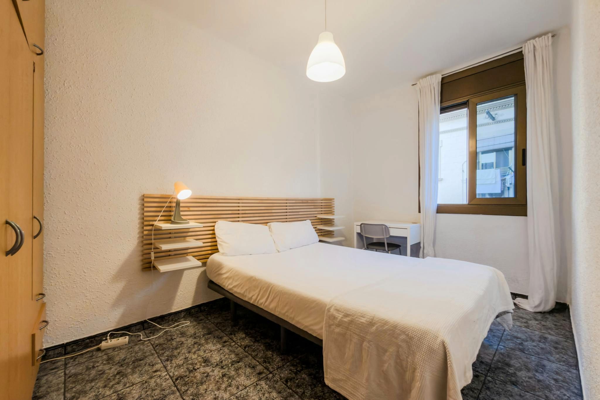 Bedroom of Flat to rent in  Barcelona Capital  with Heating, Washing machine and TV