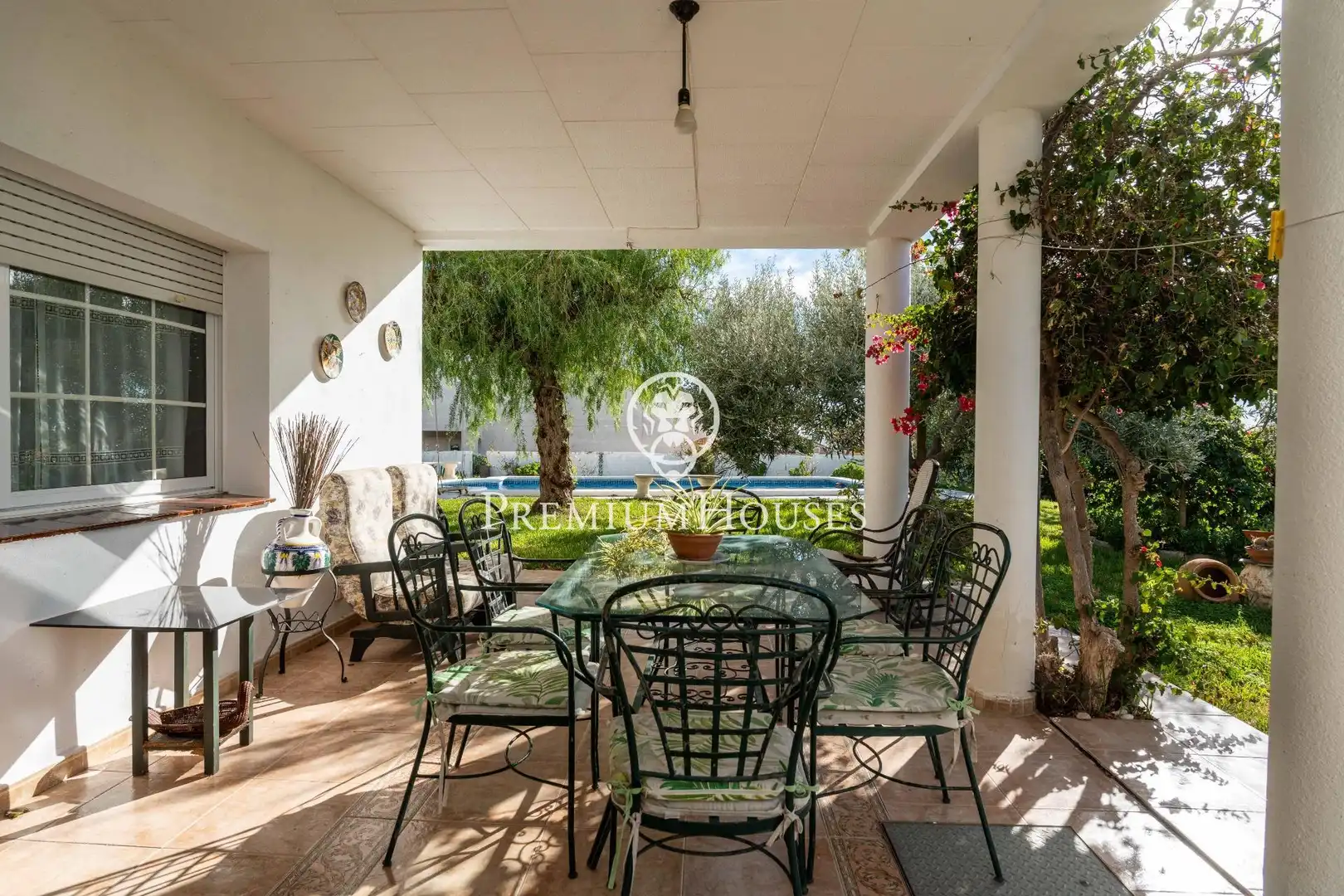 Terrassa de Casa o xalet en venda en Vilanova i la Geltrú amb Calefacció, Jardí privat i Terrassa