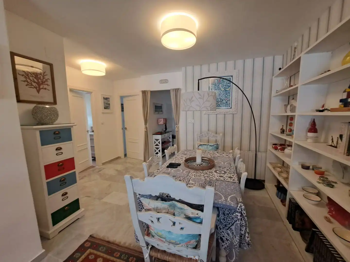 Esszimmer von Wohnung zur Miete in Marbella mit Heizung, Möbliert und Ofen