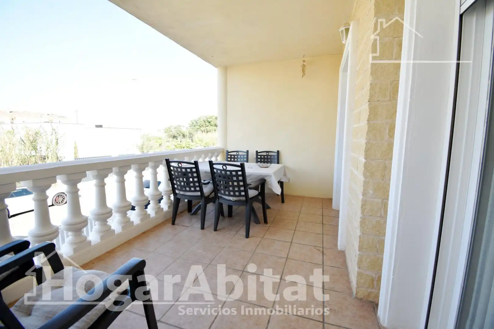 Terrace of Detached homes for sale in Oliva  with Air Conditioner, Private garden and Terrace