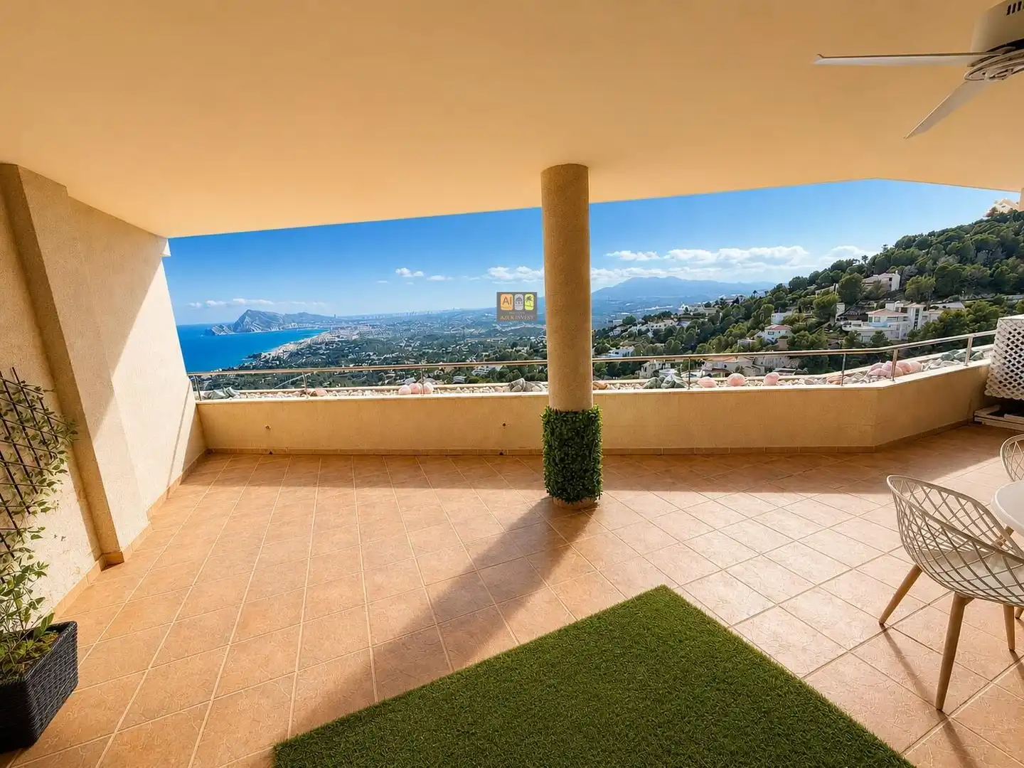 Terrassa de Apartament en venda en Altea amb Aire condicionat, Calefacció i Jardí privat