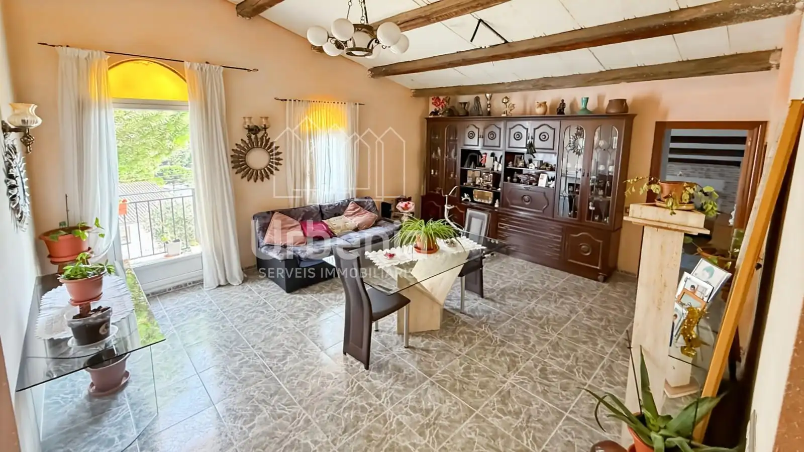 Sala de estar de Casa o chalet en venta en Tordera con Amueblado