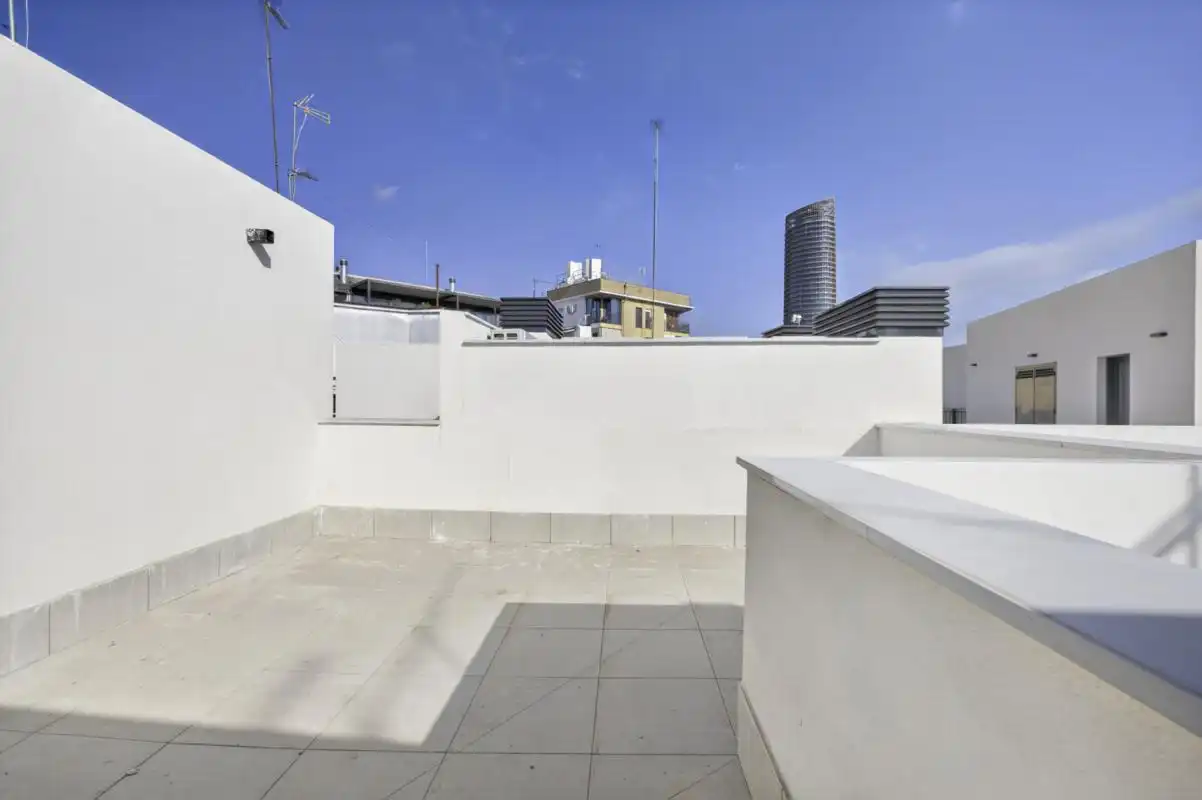 Terrace of Flat for sale in Sevilla  with Heating, Private garden and Terrace