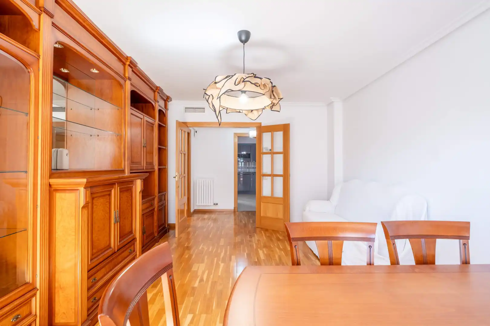 Dining room of Flat for sale in Zaragoza  with Air Conditioner, Heating and Parquet flooring