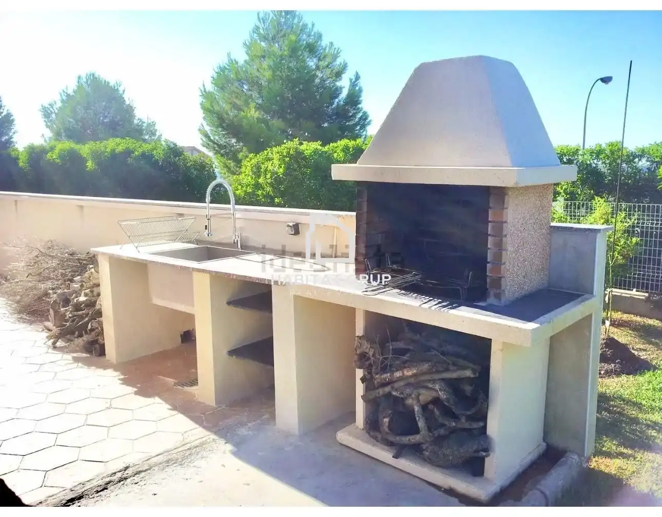 Cuina de Casa adosada en venda en L'Ampolla amb Aire condicionat, Calefacció i Jardí privat