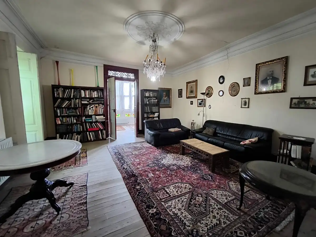 Sala de estar de Casa o chalet en venta en Vilagarcía de Arousa con Calefacción, Jardín privado y Amueblado