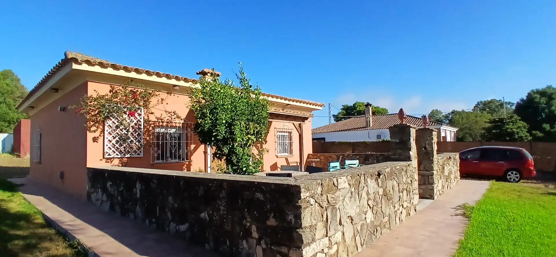 Außenansicht von Country house zum Verkauf in Vejer de la Frontera mit Klimaanlage, Privatgarten und Abstellraum