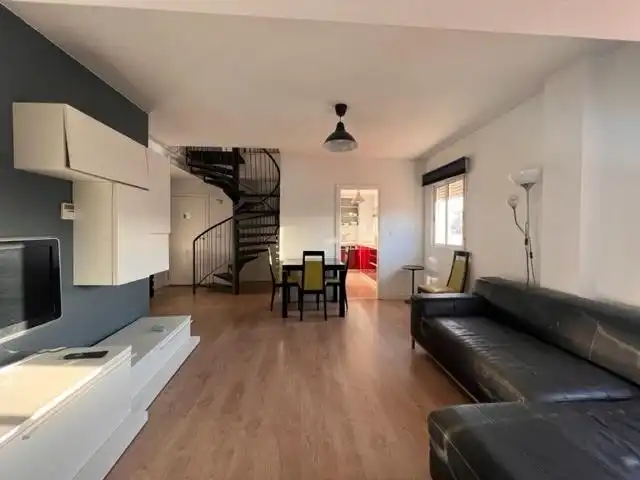 Wohnzimmer von Dachboden zur Miete in Murcia mit Klimaanlage, Heizung und Terrasse