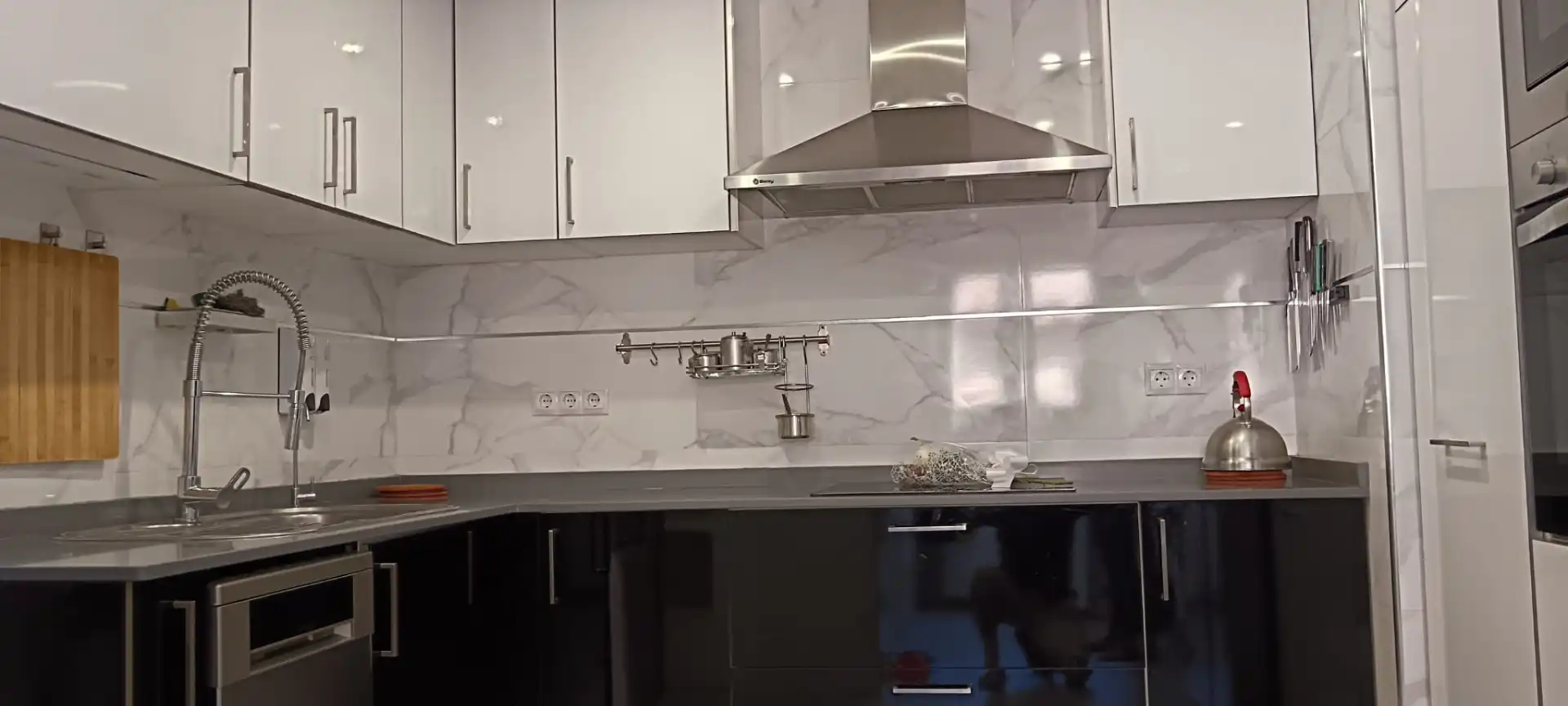 Cocina de Casa adosada en venta en Torres de Berrellén con Aire acondicionado, Calefacción y Terraza