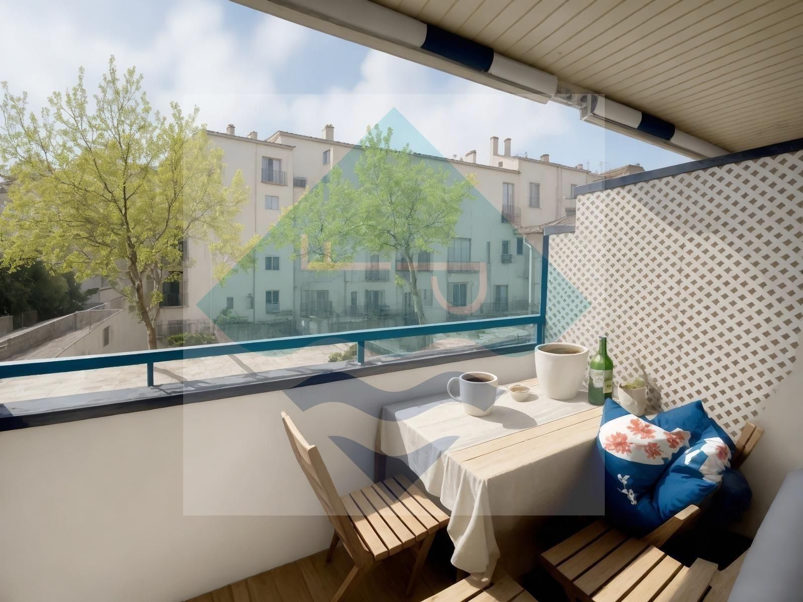 Balcony of Flat for sale in El Masnou  with Air Conditioner, Heating and Terrace