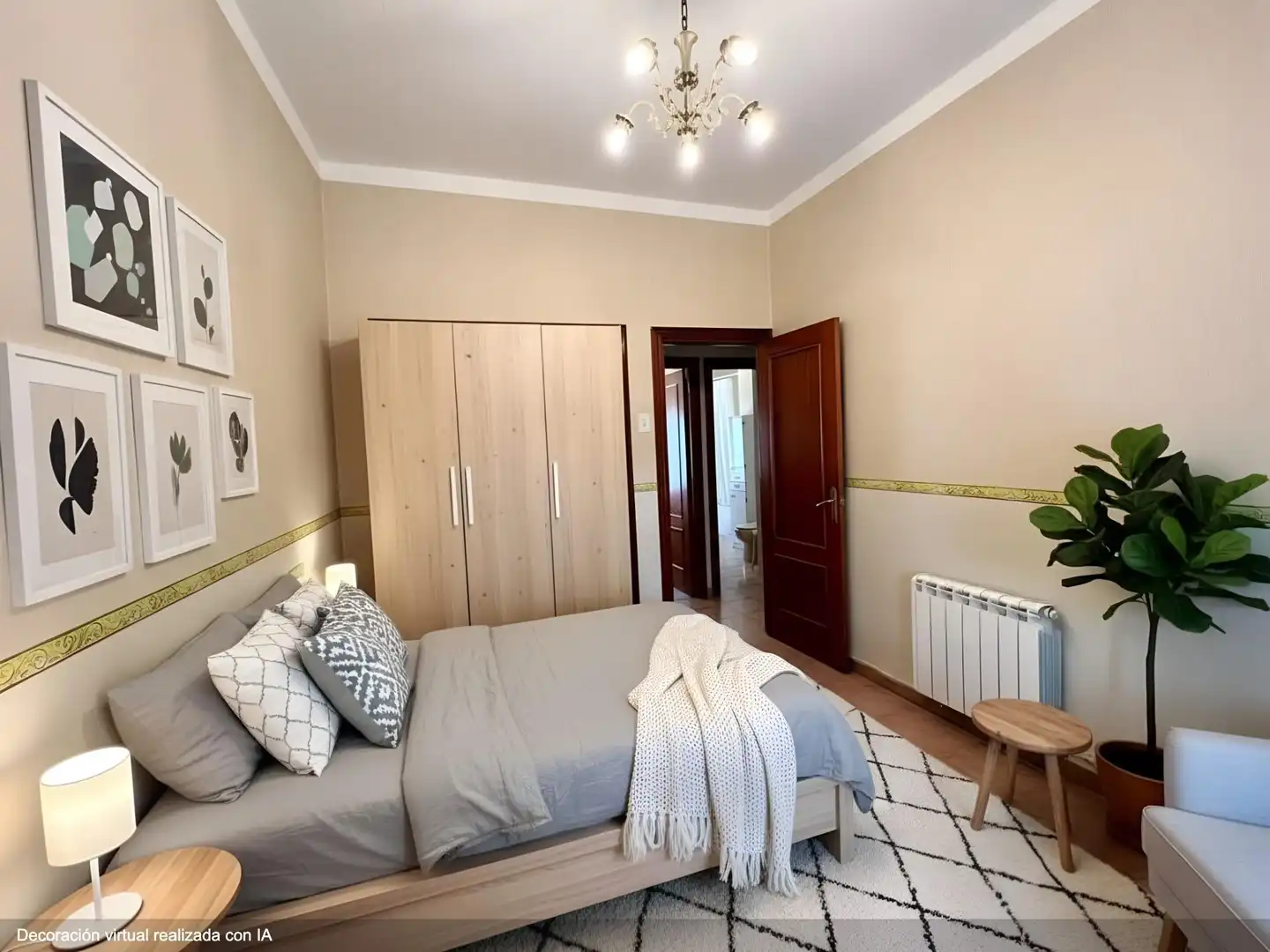 Habitación de Casa o chalet en venta en Madroñera con Aire acondicionado, Calefacción y Jardín privado