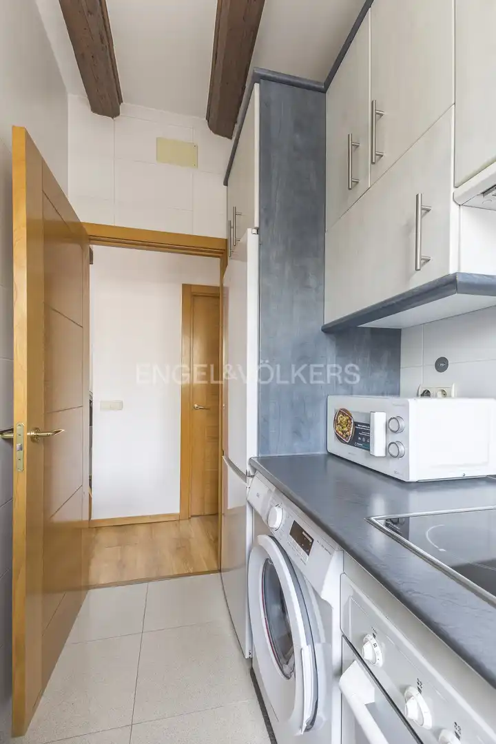 Cocina de Ático en venta en Madrid con Aire acondicionado, Calefacción y Terraza