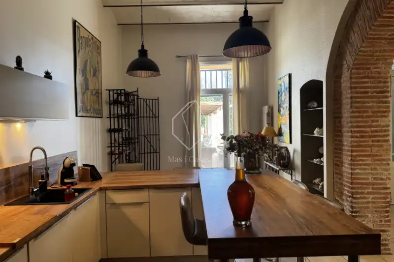 Cocina de Casa o chalet en venta en Agullana con Calefacción, Jardín privado y Amueblado