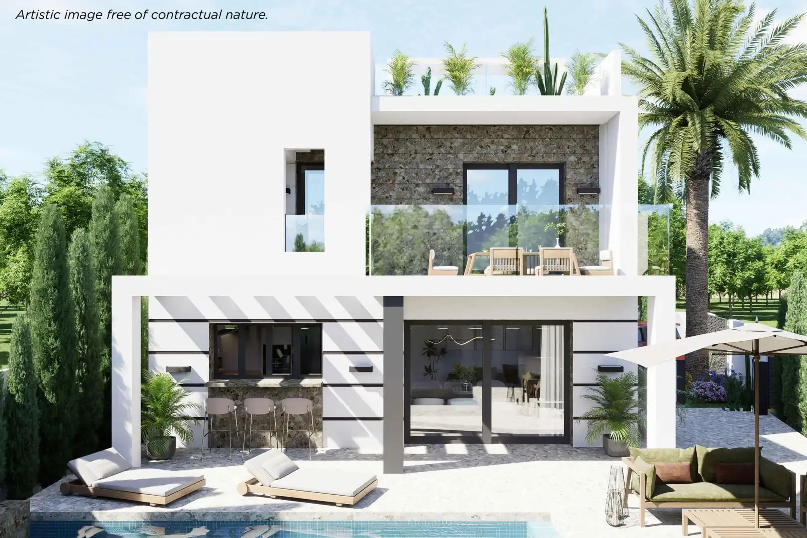 Villa mit Pool zum Verkauf in Centro, imagen 4