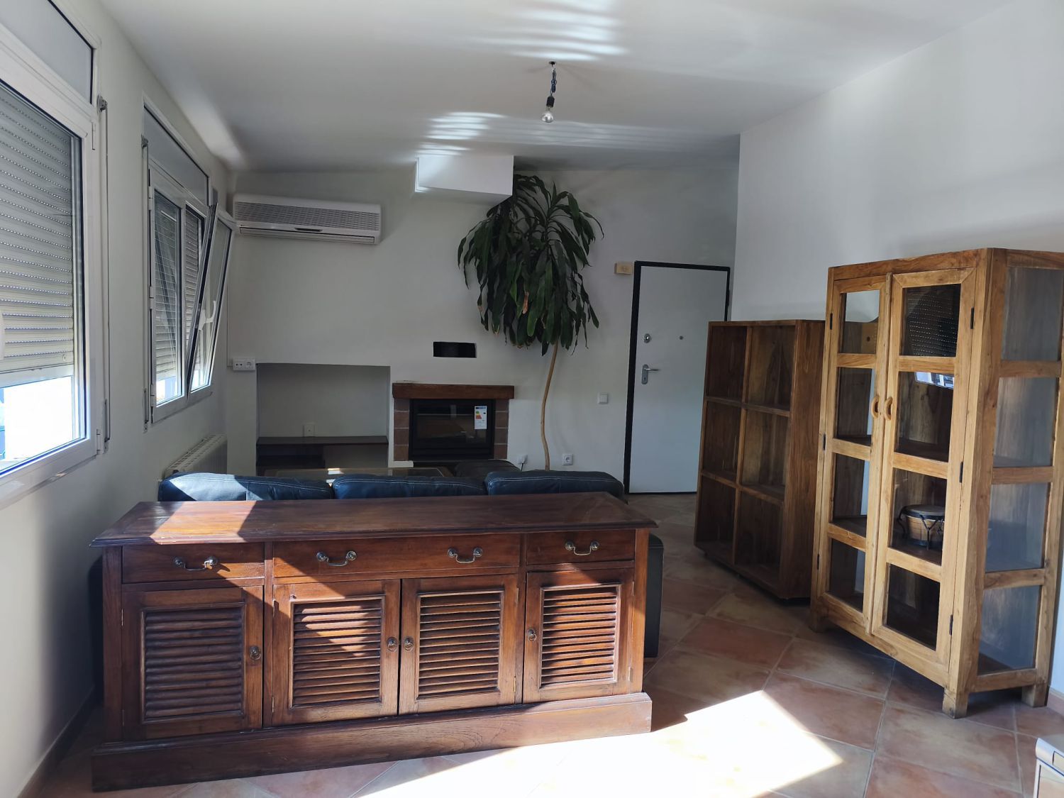 Sala d'estar de Pis de lloguer en  Madrid Capital amb Aire condicionat, Calefacció i Terrassa