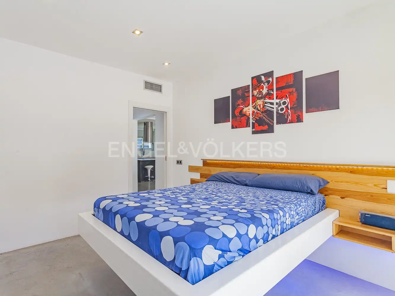 Bedroom of Houses for rent in Castelldefels  with Air Conditioner, Heating and Private garden