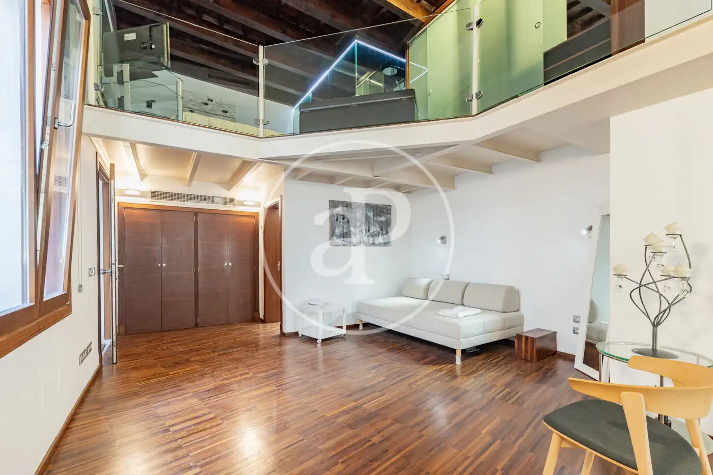Living room of Lofts for rent in  Palma de Mallorca  with Air Conditioner, Heating and Furnished