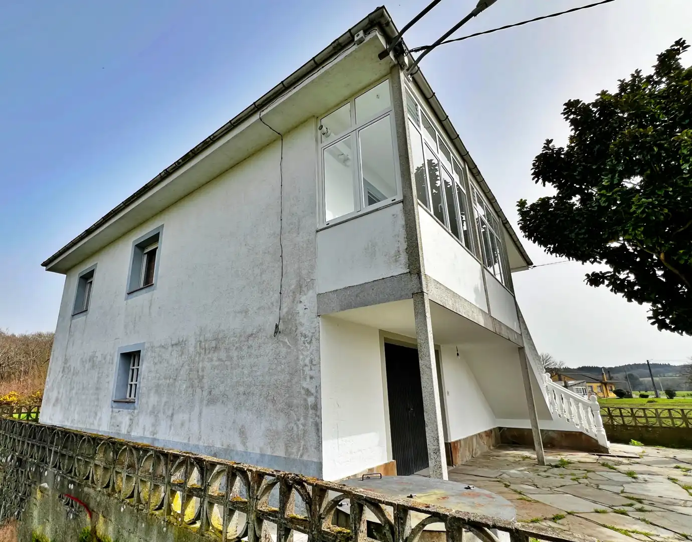 Exterior view of Houses for sale in Cospeito  with Heating, Private garden and Furnished