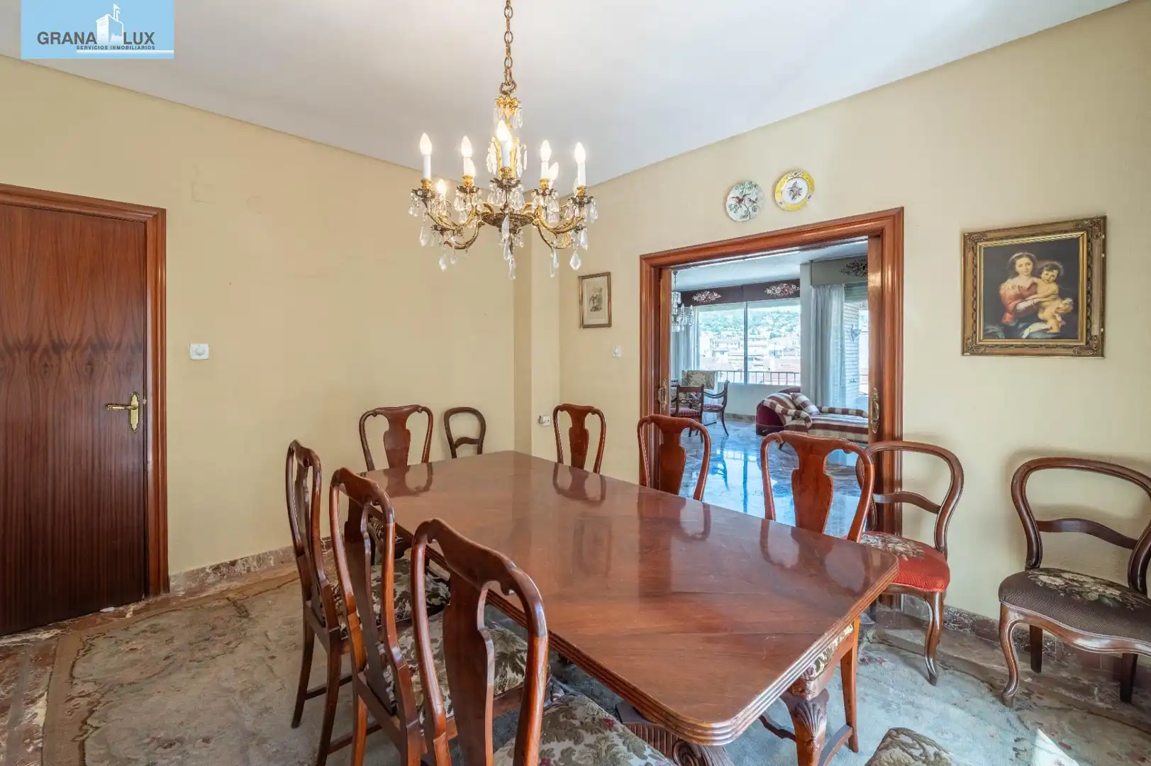 Comedor de Piso en venta en Granada con Terraza y Balcón