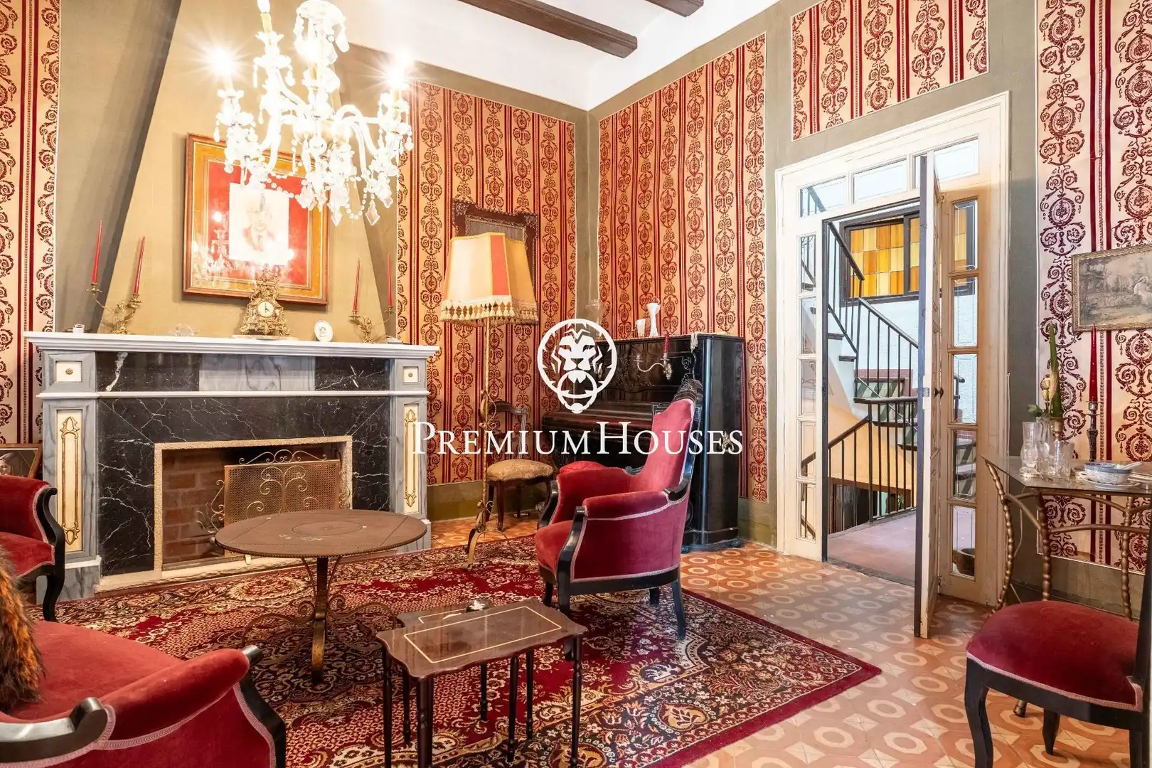 Sala d'estar de Casa o xalet en venda en Ulldecona amb Calefacció, Jardí privat i Terrassa