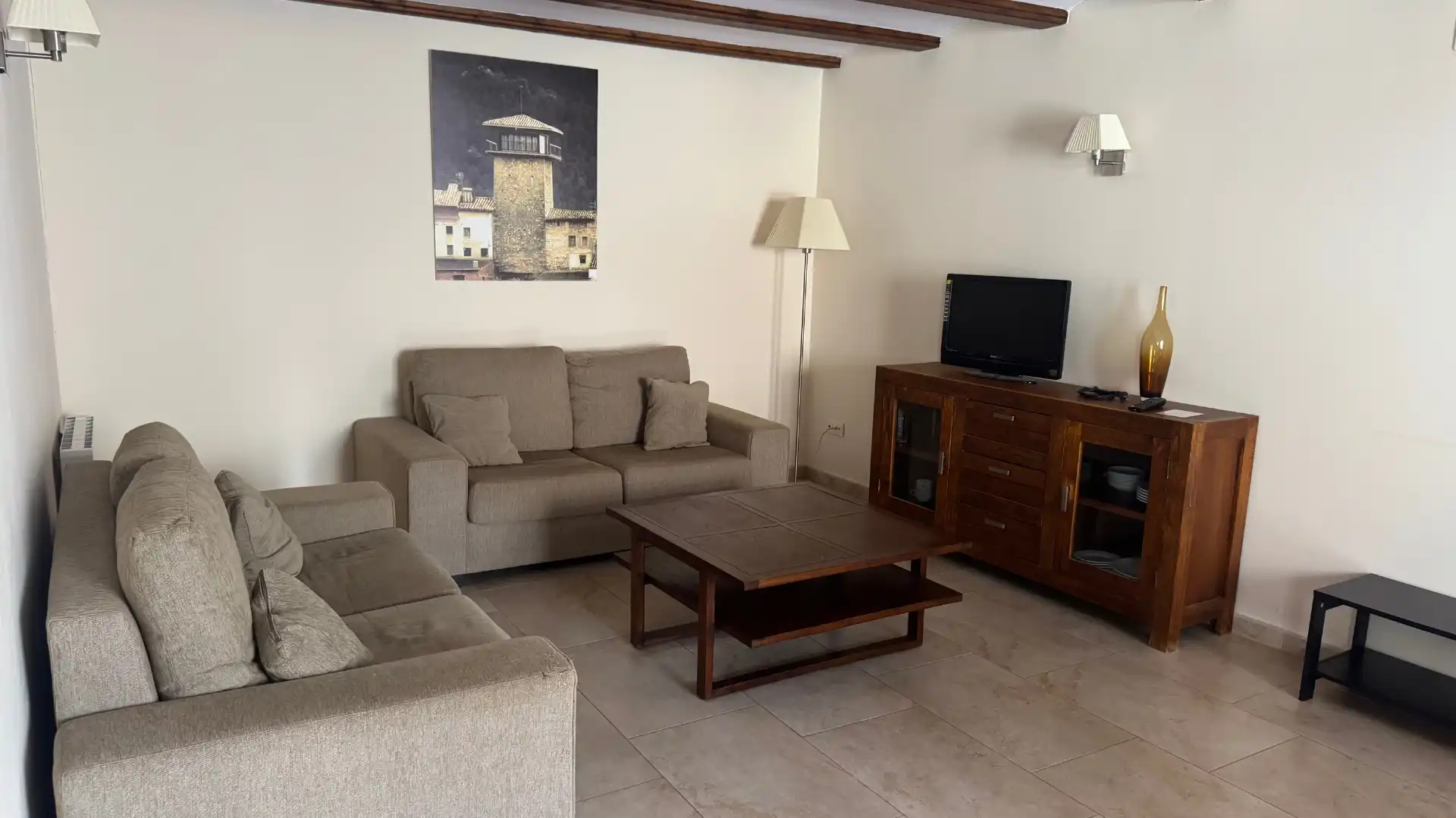 Sala de estar de Edificio en venta en Fuentespalda